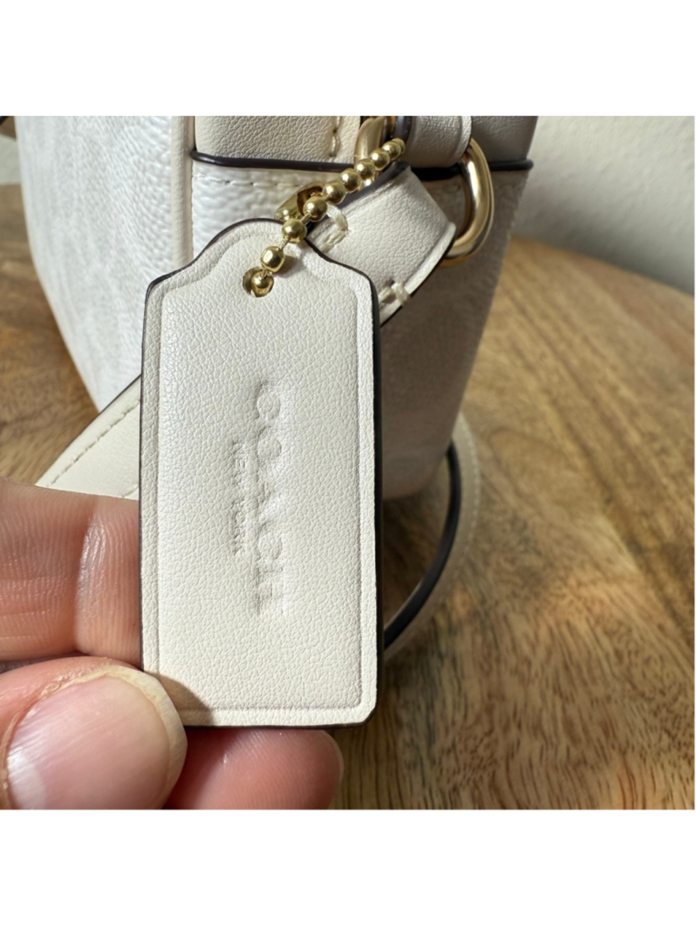 Women's Coach Crossbody Bag One Size White Beige - Picture 7 of 15